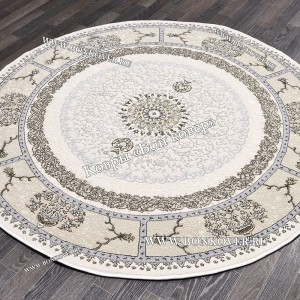 Турецкий Ковер Для гостиной New дизайн 85 Бежевый Круг