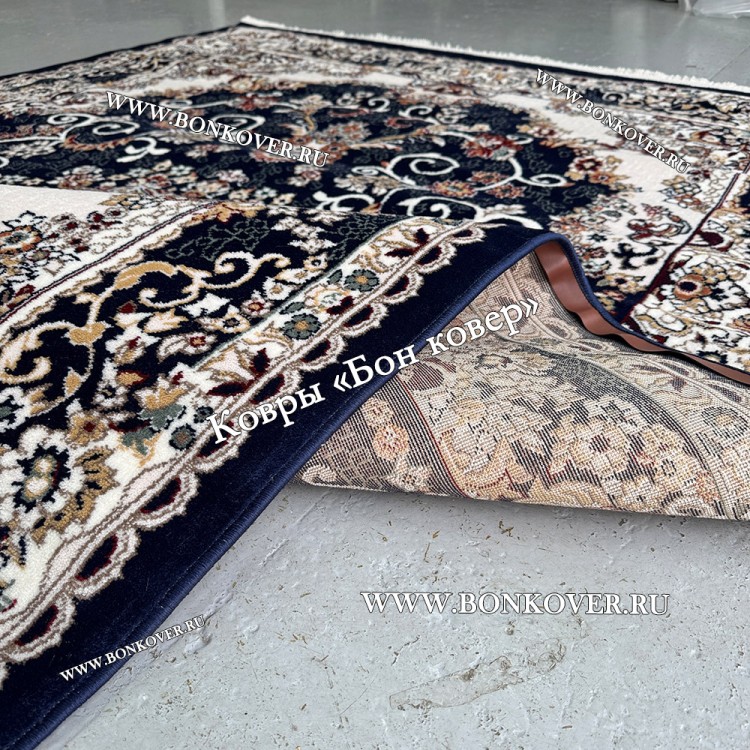 Ковер Для Гостиной Медальон Дизайн 8789 Синий