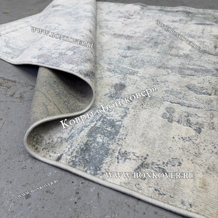 Бельгийский ковер из артшелка дизайн 107 Разноцветный